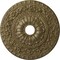 Ekena Millwork Vaduz Medallion (Canopies up to 3 1/2"), 23 1/2"OD x 3 1/2"ID x 2 1/8"P, Mississippi Mud Crackle CM23VAMMC - alternate 1